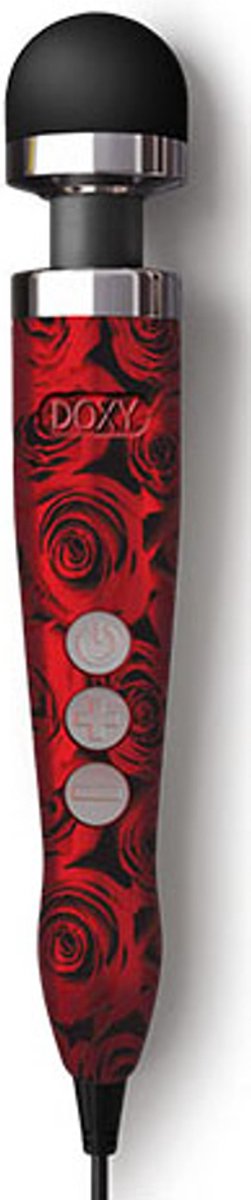 Doxy - Number 3 Wand Massager Rose Pattern (0712758997814)