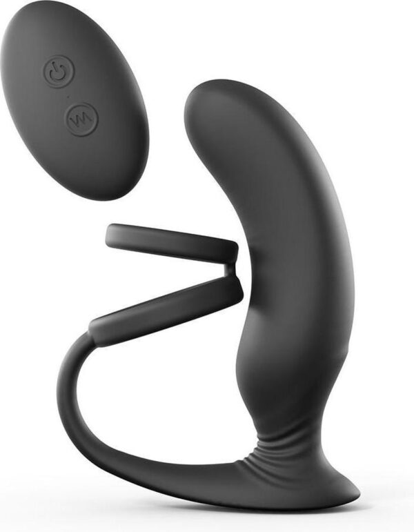Love to Love Double Game remote control prostaatvibrator met cockring (3700436032206)