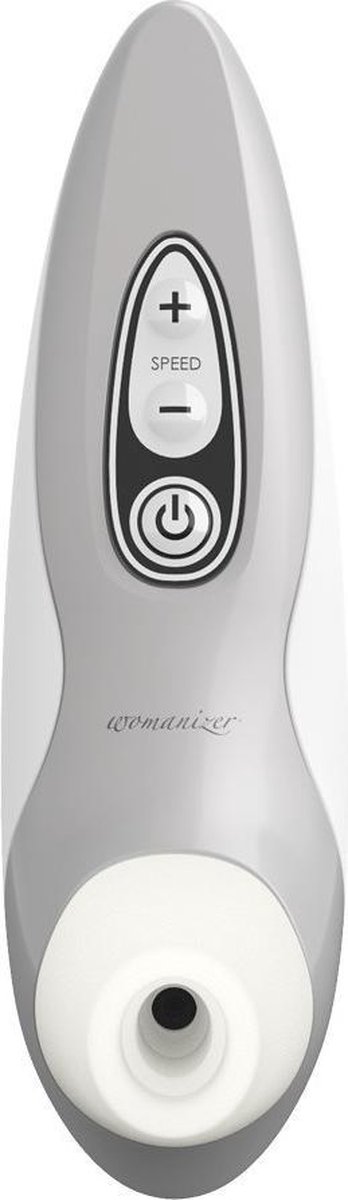 womanizer PRO 40 Wit oplegvibrator, clitorisstimulator 6 intensiteitsniveaus, waterdicht en gemakkelijk te gebruiken (4024144595181)