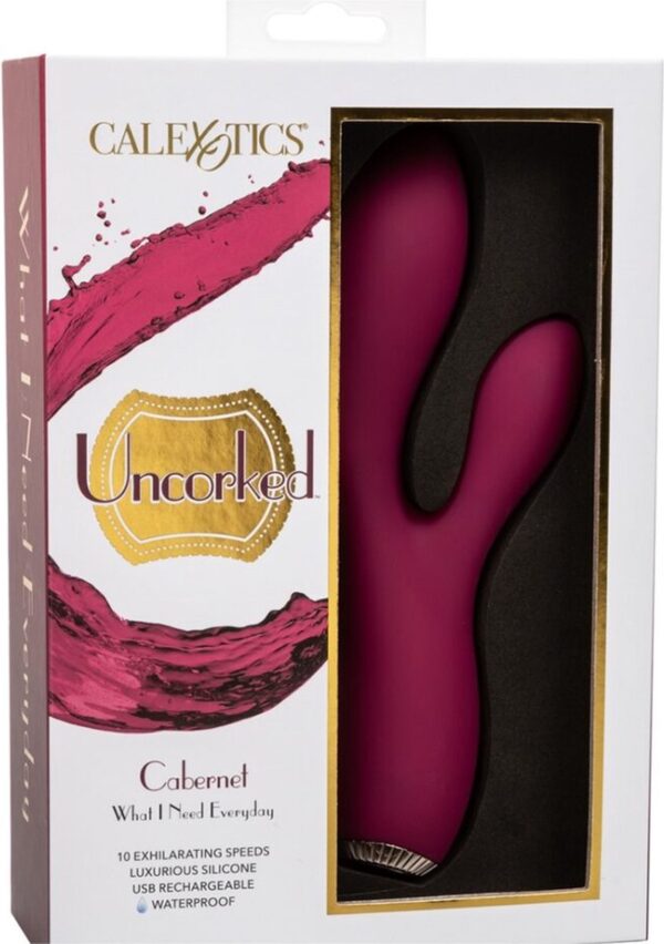 CalExotics Uncorked Cabernet - Duo Massager red wine (0716770095756)
