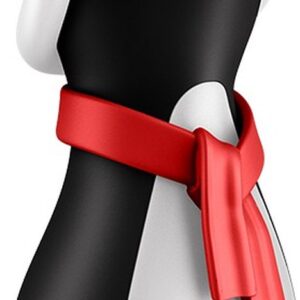 Satisfyer Penguin Holiday Edition - Luchtdruk Stimulator - Ergonomische Vorm - Gemakkelijk opbergbaar - USB-oplaadbaar - Zwart, Rood & Wit (4061504059945)