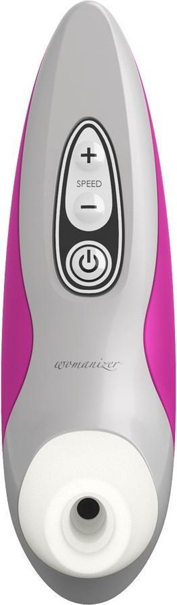 womanizer PRO 40 Magenta oplegvibrator, clitorisstimulator 6 intensiteitsniveaus, waterdicht en gemakkelijk te gebruiken (0703255205298)